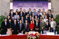 Group photo taken during the Joint Symposium, with 3 member of our School: Prof. Chan Wai-yee (Front row, 3rd from left), Prof. Cho Chi-hin (Second row, 5th from right) and Prof. Jiang Xiaohua (Back row, 2nd from left)